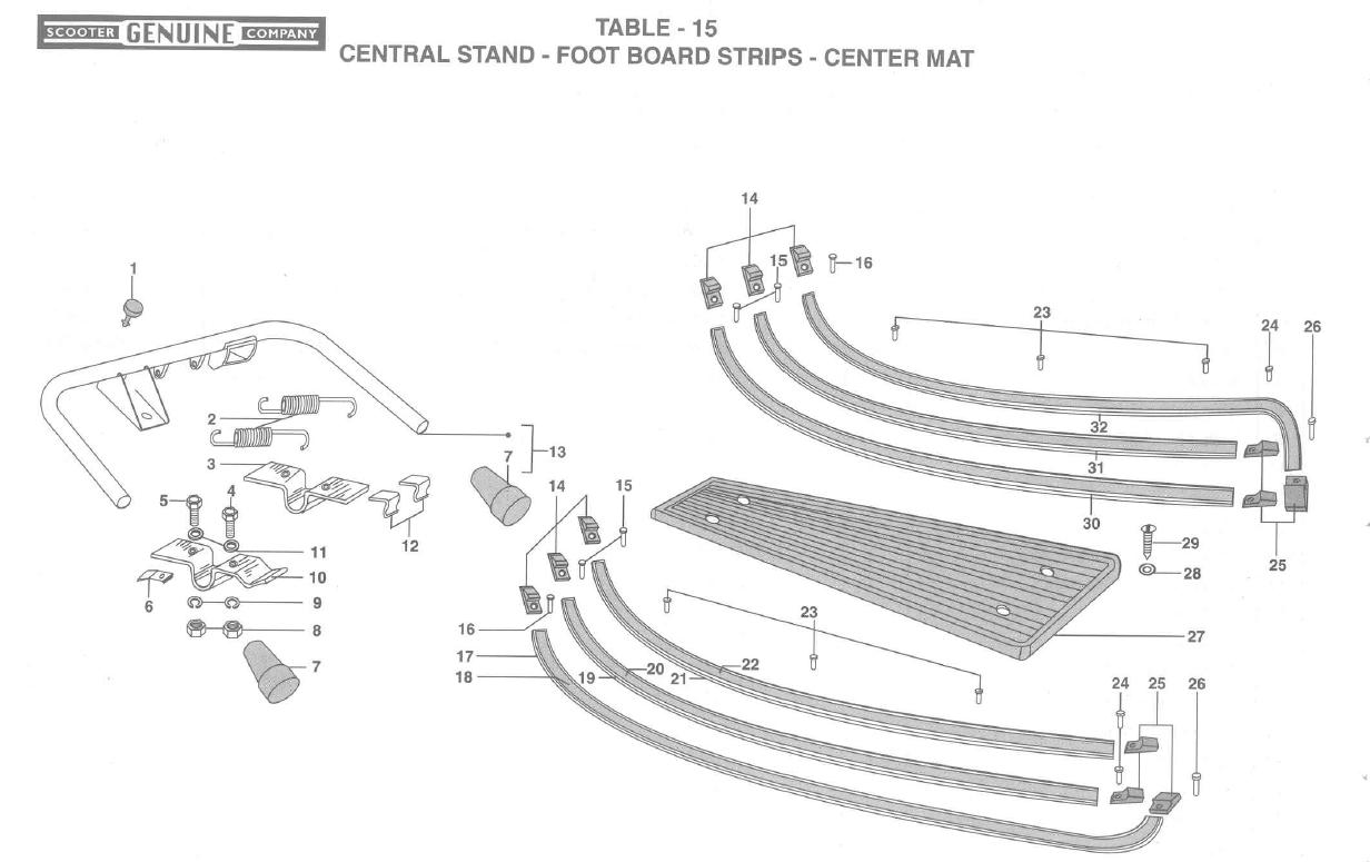 Genuine Stella Central Stand